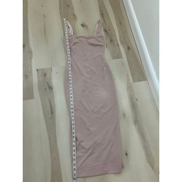Nookie NWT Revolve Blush Pink Rendevous Square Neck Bodycon Midi Dress - Picture 12 of 12